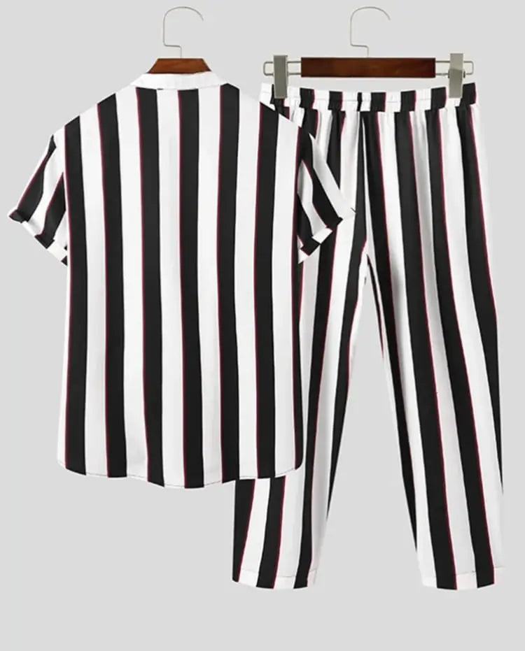 Stripped Trouser Shirt