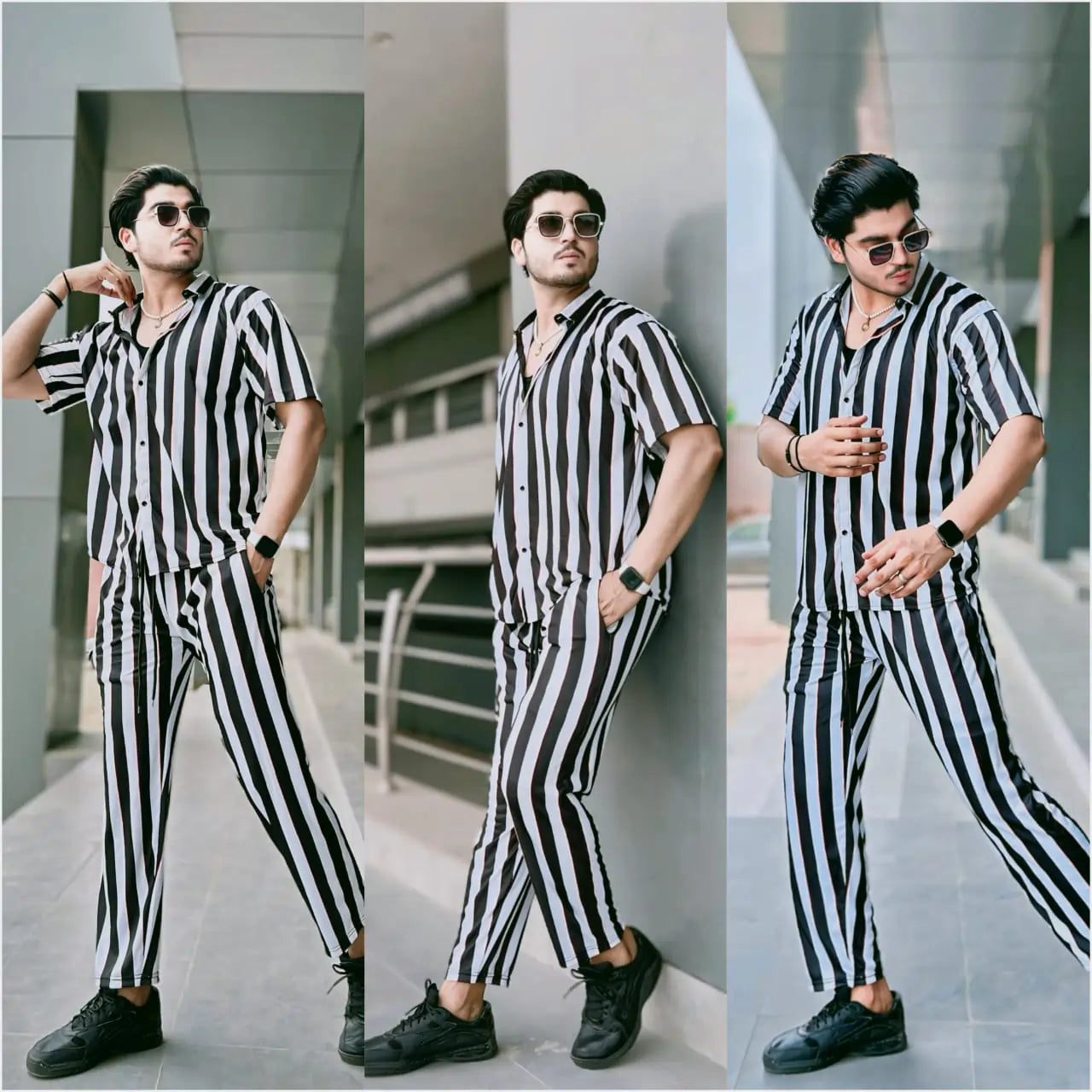 Stripped Trouser Shirt